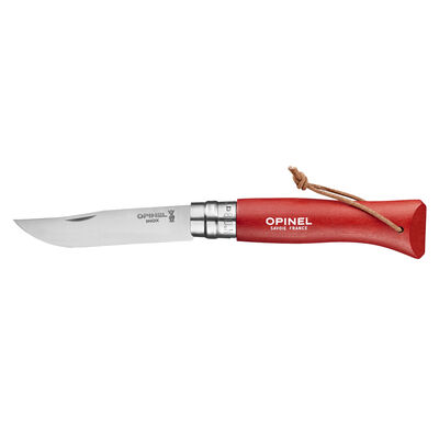 Couteau Opinel N°8 Baroudeur Rouge - Goodies/Gadgets | Pacific Pêche