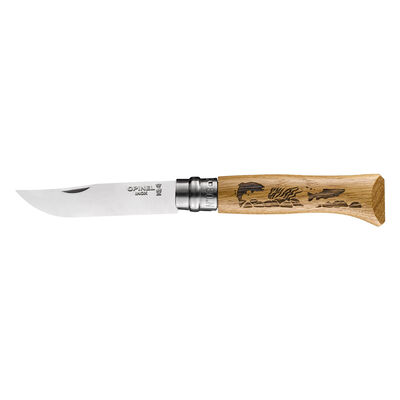 Couteau Opinel N°8 Animalia Poisson - Goodies/Gadgets | Pacific Pêche