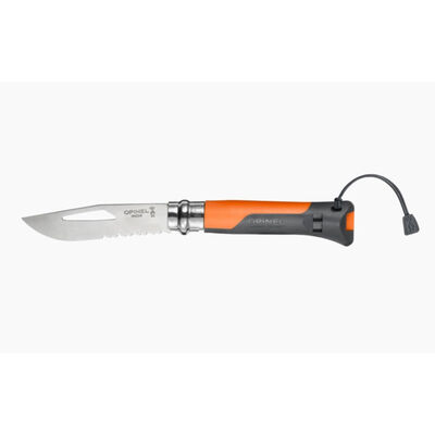 Couteau Opinel N°08 Outdoor Orange - Goodies/Gadgets | Pacific Pêche