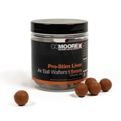 Wafter CC Moore  Pro -Stim Liver Air Ball Wafters - Equilibrées | Pacific Pêche