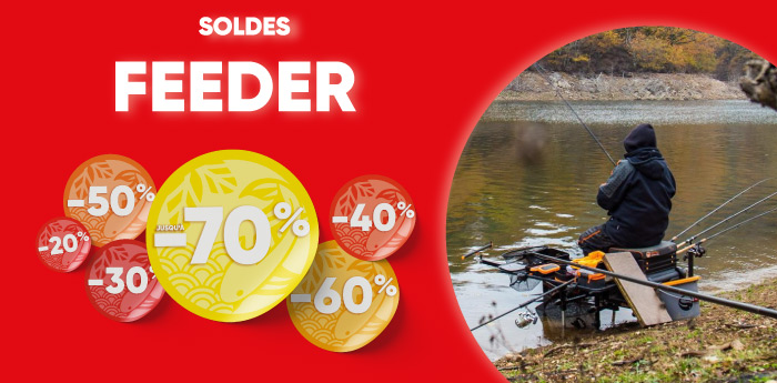 Soldes pêche en feeder jusqu'à -70%