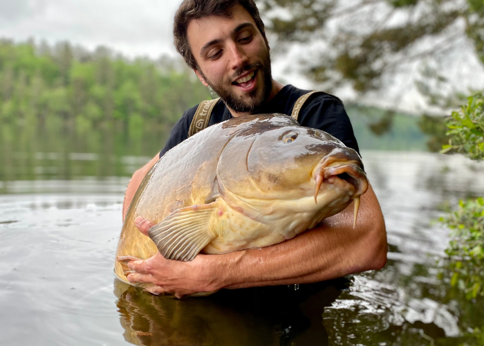 pêcheur de carpe