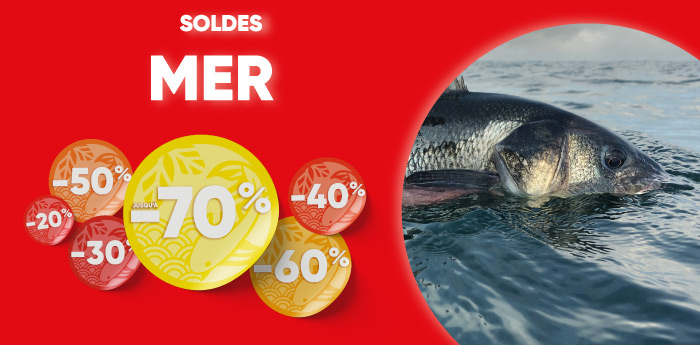 Soldes pêche au mer jusqu'à -70%