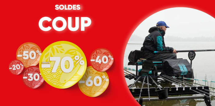 Soldes pêche au coup jusqu'à -70%